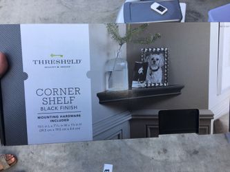 Brand new black corner shelf