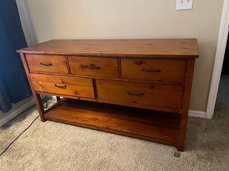 Dresser and full size bed