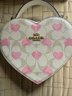 Coach Signature Heart Crossbody Bag