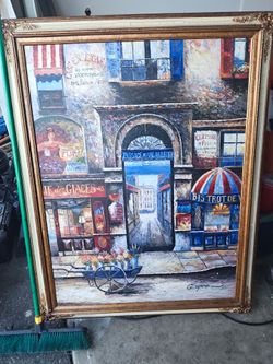 OIL PAINTING 43½" X 56½"