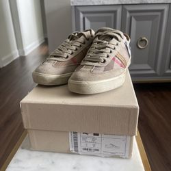Burberry spring housecheck hume low top sneakers size 37
