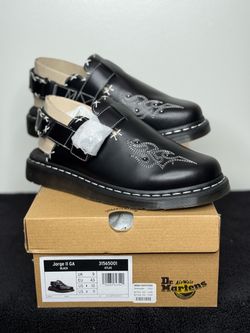 Dr. Martens Jorge II GA Black Slingback Mules Size 10