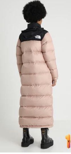 The North Face Women's Nuptse Duster Coat Down Jacket Misty Rose Pink Sale in New York, NY - OfferUp