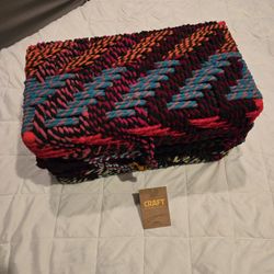 Brand New Colorful CRAFT World Market Basket