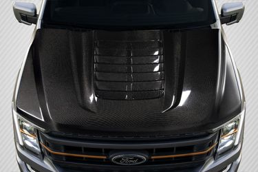 Blemished 2017-2022 Ford Super Duty F250 F350 F450 Carbon Creations GT500 V2 Look Hood - 1 Piece