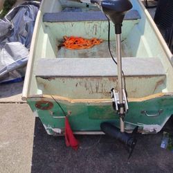 14x48 Jon Boat 2 Working trolling Motors