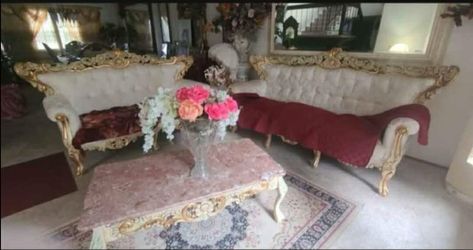 Beautiful French Victorian Living Room Set