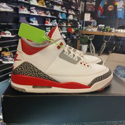 JORDAN 3 RETRO Fire Red / SIZE 12 /  ORIGINAL BOX / #DN3707 160