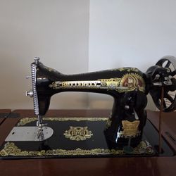 Butterfly Sewing Machine with Foot Treadle Stand
