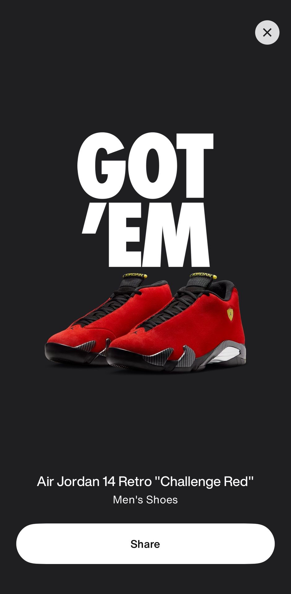Jordan 14 Ferrari
