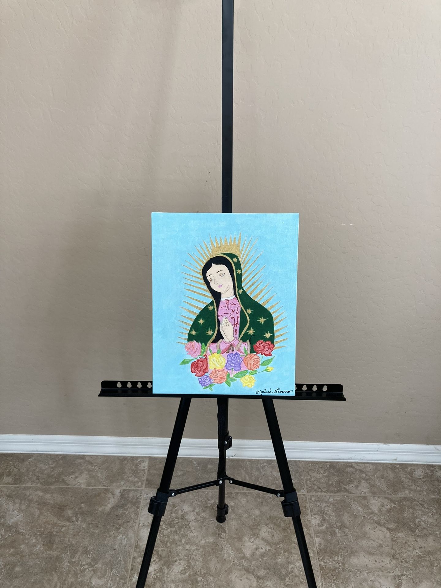 Virgen De Guadalupe Painting $45