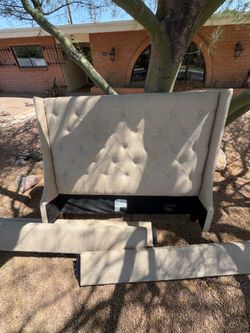 FREE Queen Bed Frame & Headboard