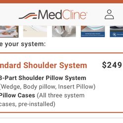 NEW IN BOX - MEDCLINE  shoulder Relief Pillow