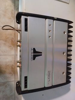 Jl Audio Amp 250/1 Works Gd Just Low Filter Bottom Don't As Is $100