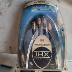Monster 4 ft audio thx cables