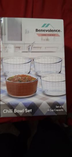 Glass cooking bowls