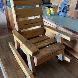 Toddler Solid Wood Rocking Chair