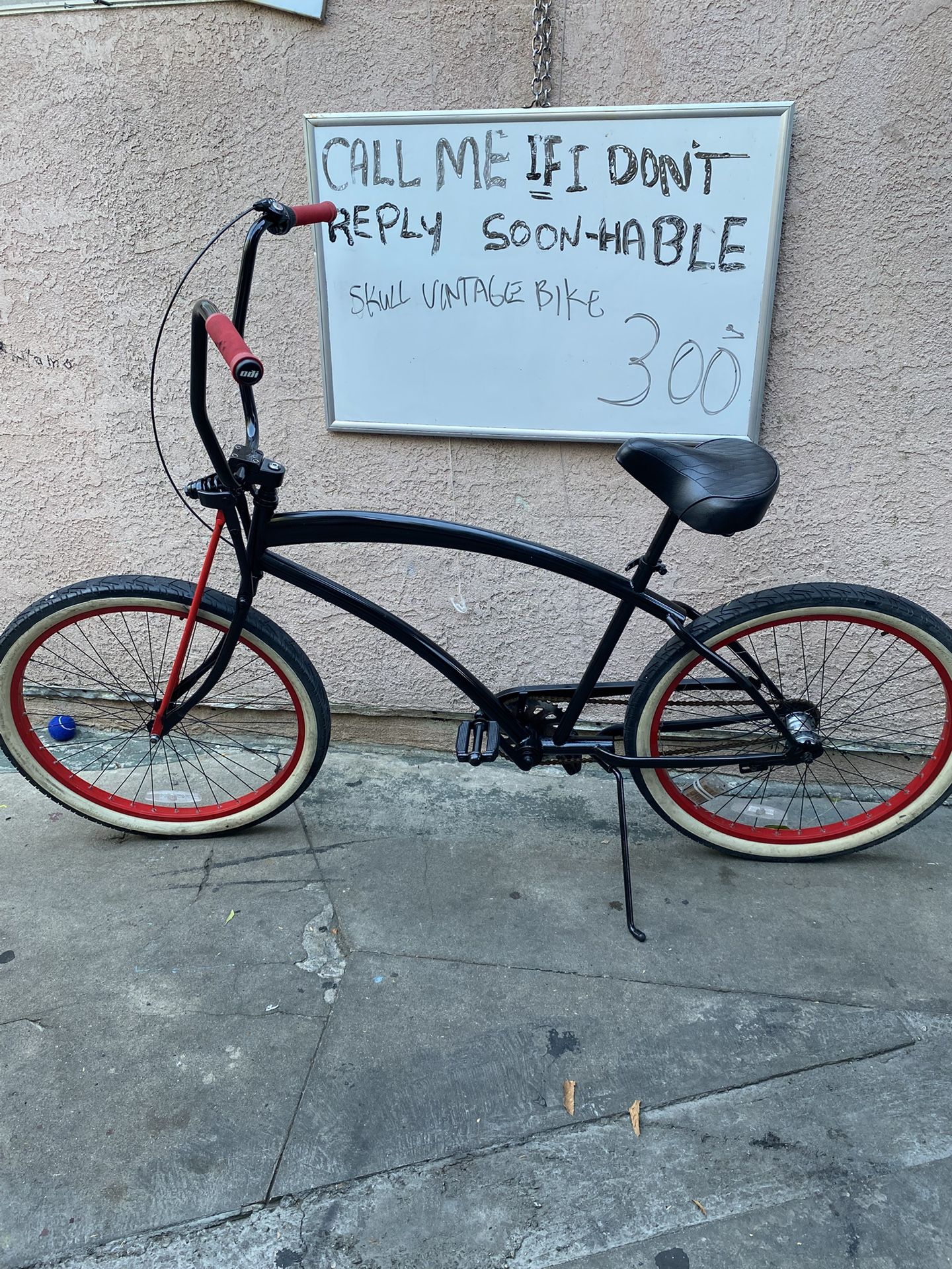 Bike Skull Vintage
