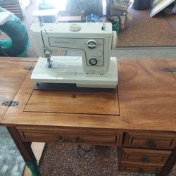 Kenmore Sewing Machine And Cabinet, Model 148