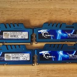 DDR3 8GBx2  4 UNITS