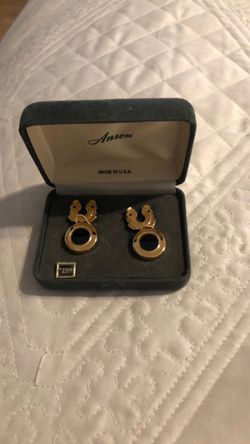Anson Gold-Tone Cufflinks in Original Box
