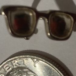 Vintage Sterling Silver Pendant Sunglasses