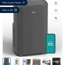 Midea 10,000 BTU Smart Portable AC and Heater 