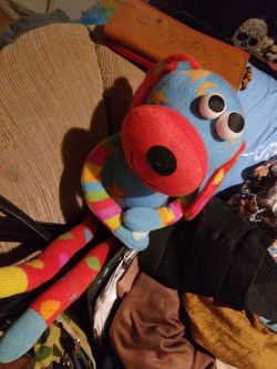 SCM Designs Sock Monkey Plush