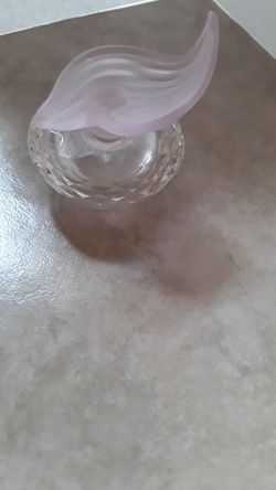 SWAROVSKI CRYSTAL ROSE FLACON