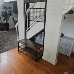 Shoe Rack/  Entry Bench