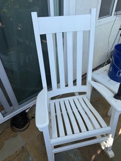 White Rocking Chair- Sell 1PM