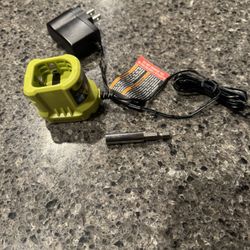 Ryobi Charger And Magnetic Bit Holder