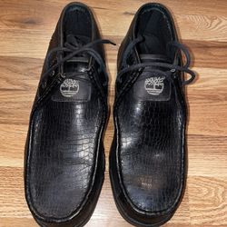 Timberland Black Boots ( size 10 mens ) condition is like new 