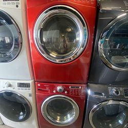 Lg Red Washer Dryer 