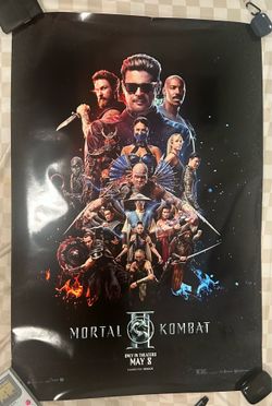 Mortal Kombat 2 Movie Poster from AMC Theaters