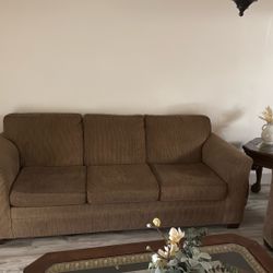 Living Room Set Includes 2 Couches 2 Ends Tables And Center Table