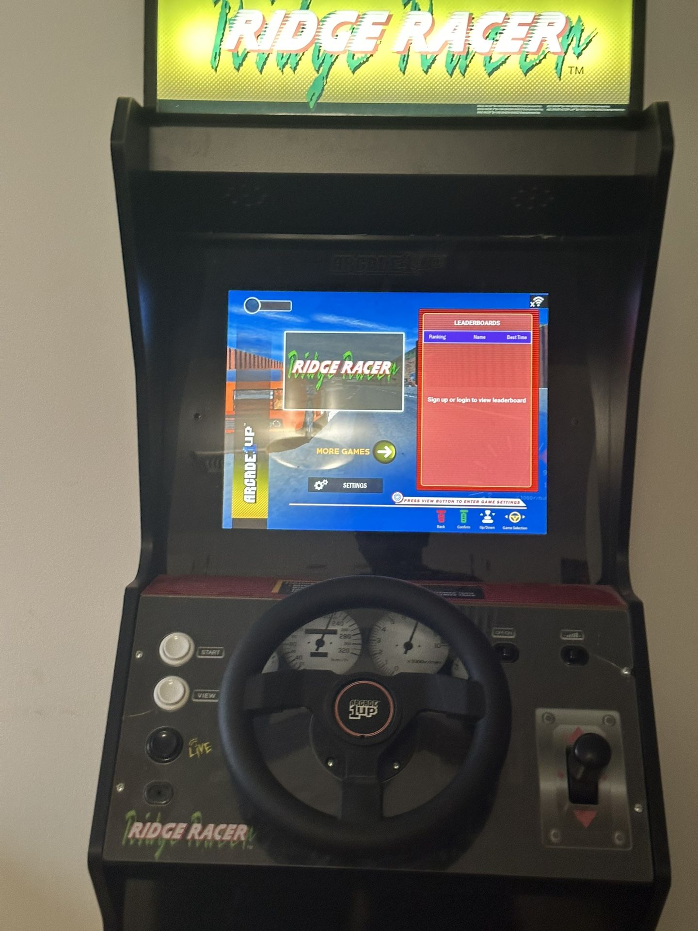 Arcade1Up Ridge Racer Arcade Machine