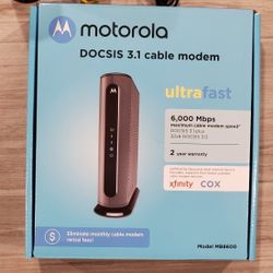 Motorola 8600 Cable Modem DOCSIS 3.1