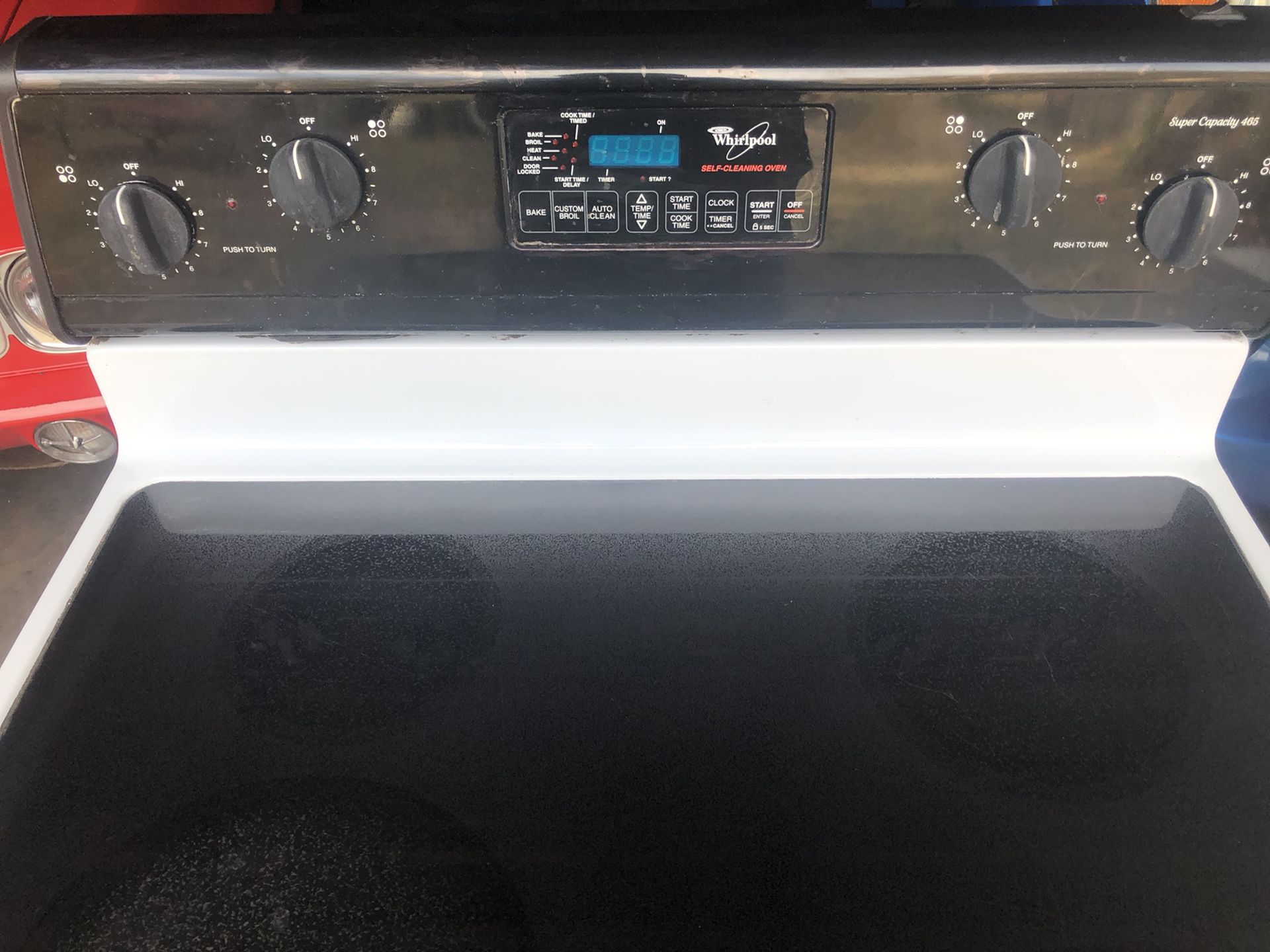 Excellent {{Whirlpool, Glass Top, Range/Stove/Oven, WSelf Clean