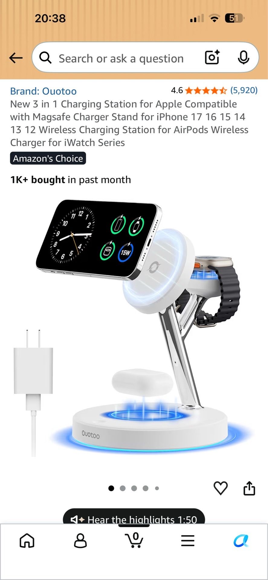 Charging station