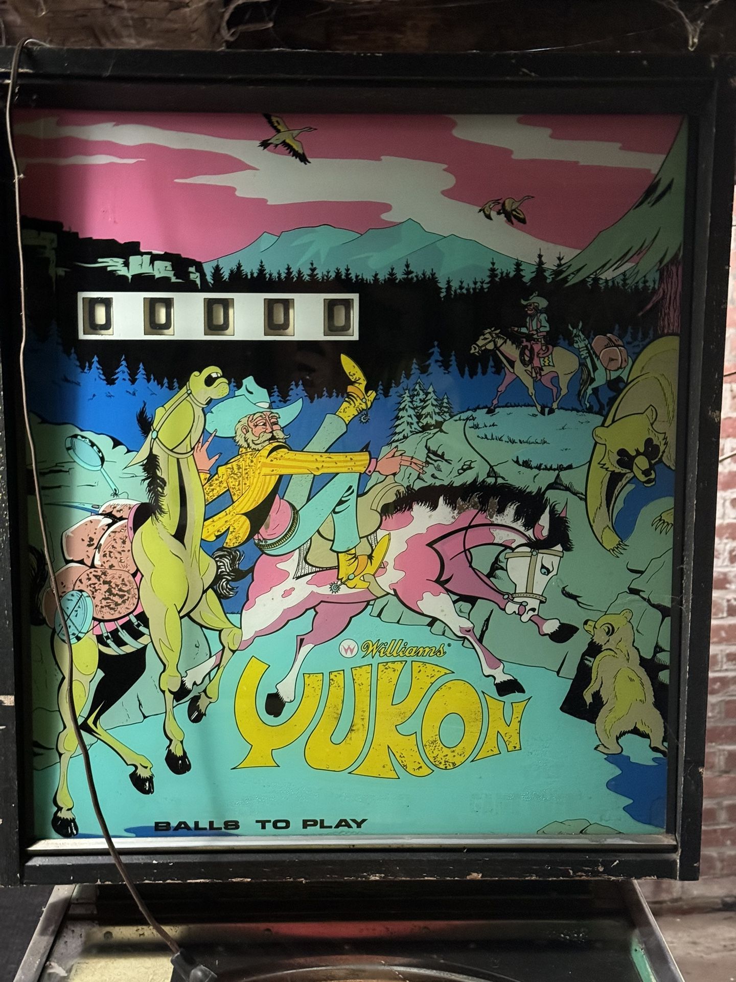 1971 Williams Yukon Pinball Machine 