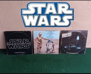 Vintage STAR WARS RECORDS Nice!