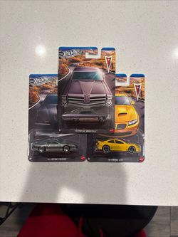 Hot Wheels Silver Series Pontiac Firebird, Bonneville, GTO Lot Of 3