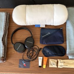 Travel Kit with Travel Pillow and Blankets