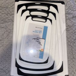 4 Piece Kitchen Cutting Board Set