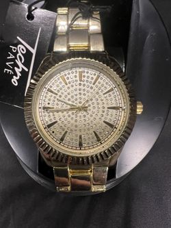 Gold Plated Stainless Steel Quartz Watch