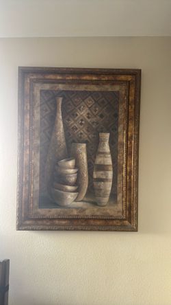 Painting with frame 48” x 36”