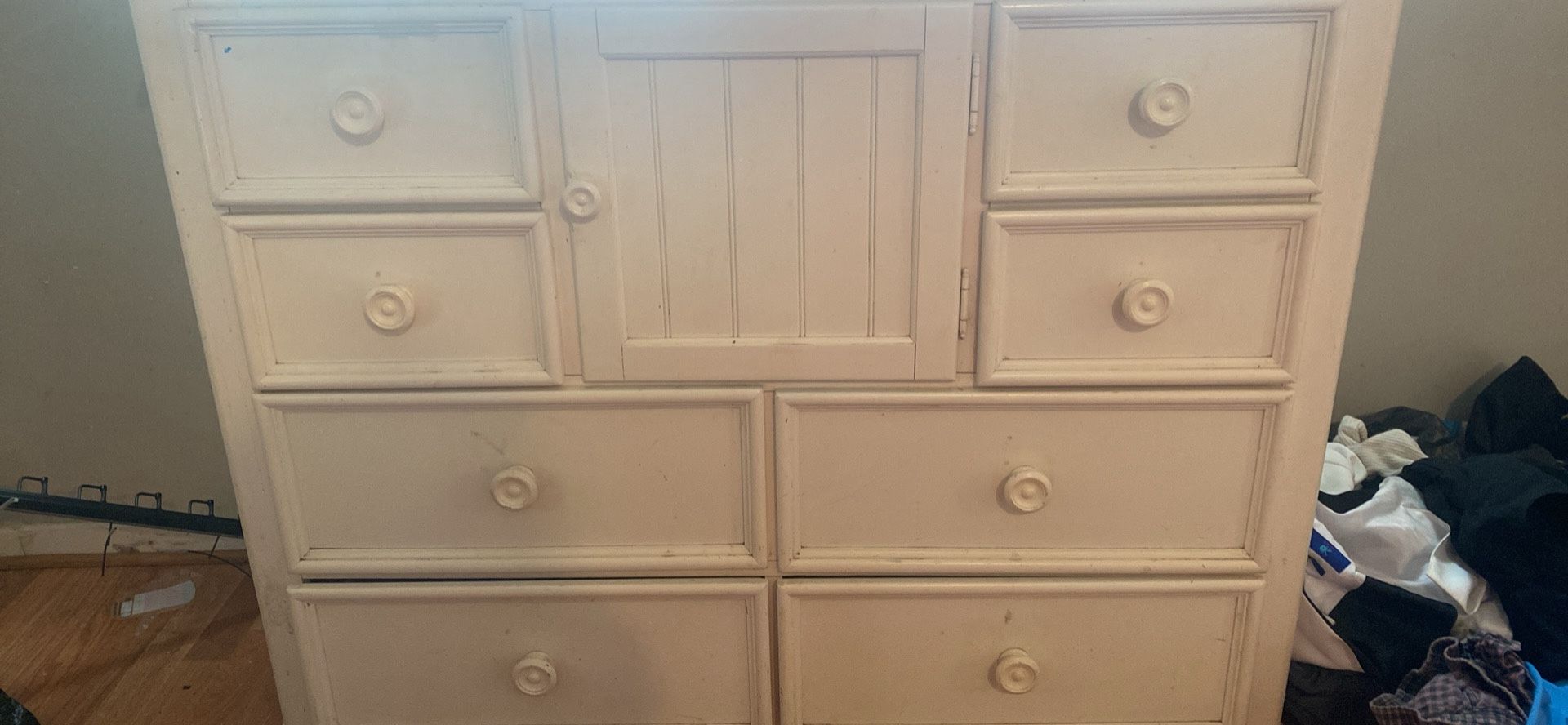 Dresser with mirror