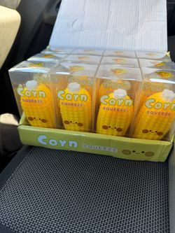 Crunchy Corn Squeeze Squishy Toys