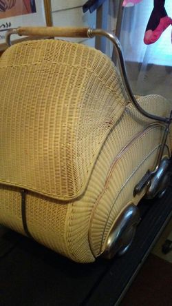 Antique baby stroller